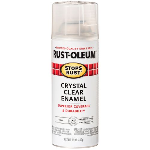 Rust-Oleum Gloss Enamel Spray Paint Crystal Clear (12 Oz.)