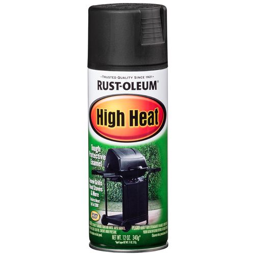 Rust-Oleum High Heat Spray Paint Bar-B-Cue Black (12 Oz.)
