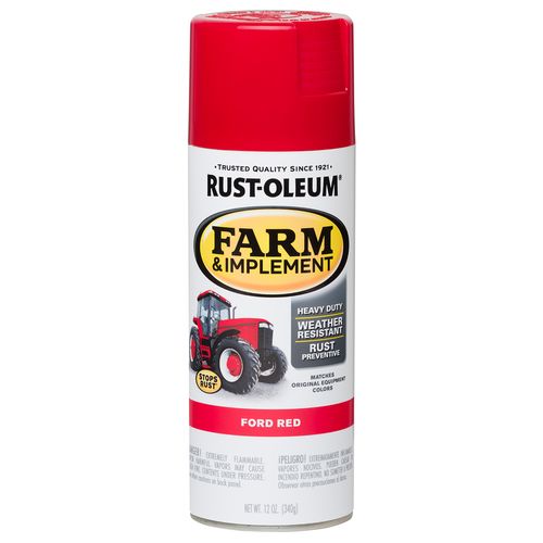 Rust-Oleum Farm & Implement Spray Paint Ford Red (12 Oz.)