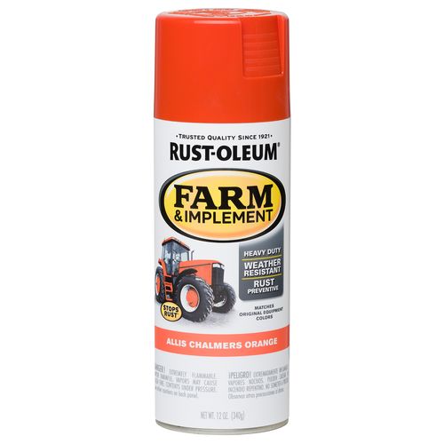 Rust-Oleum Farm & Implement Spray Paint AC Orange (12 Oz.)
