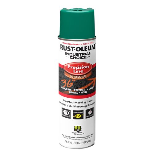 Rust-Oleum Precision Line Marking Paint Safety Green (17 Oz.)