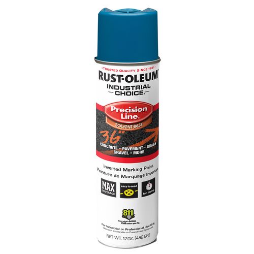 Rust-Oleum Precision Line Marking Paint Caution Blue (17 Oz.)