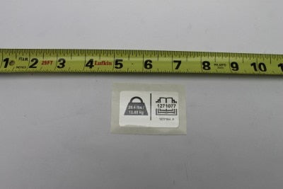 Genie Part # 1277164GT – Decal, Instruction, Opa