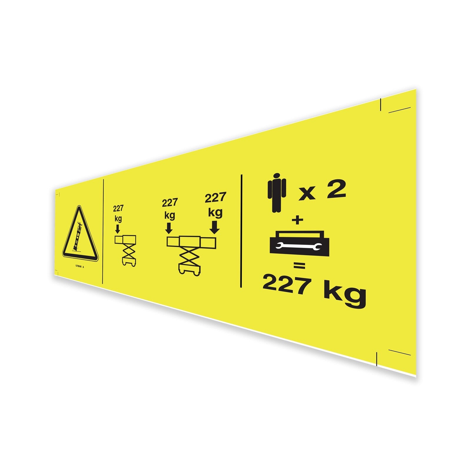 Genie Part # 1278048GT – Decal, Danger, Ext Deck