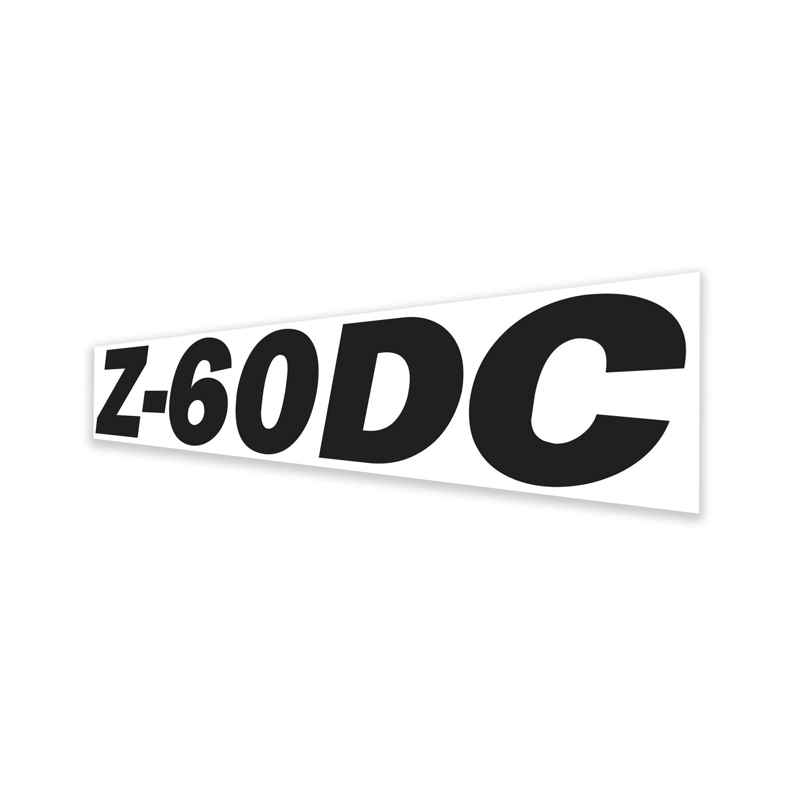 Genie Part # 1297757GT – Decal, Cosmetic, Z-60 DC