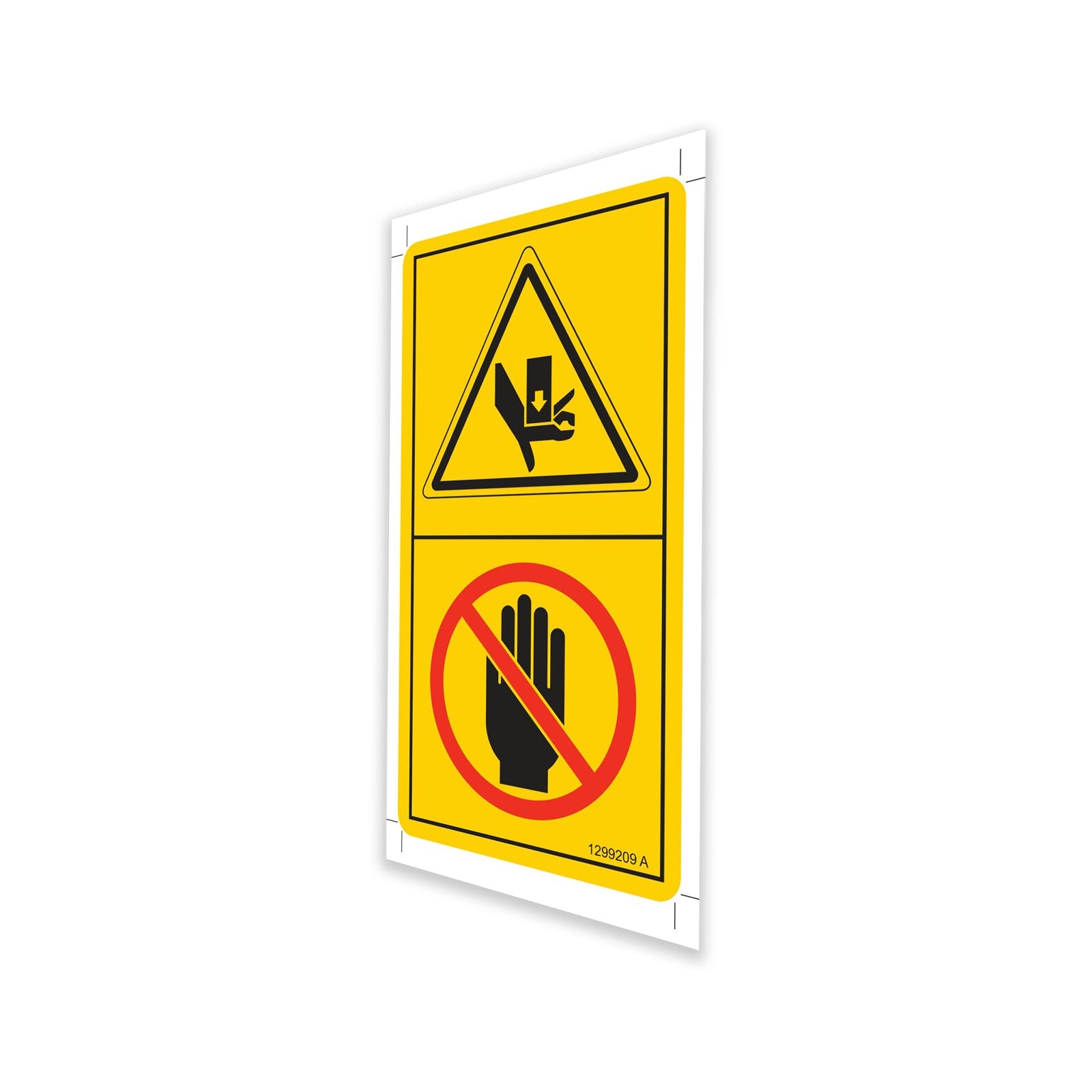Genie Part # 1299209GT – Decal Crushing Hazard