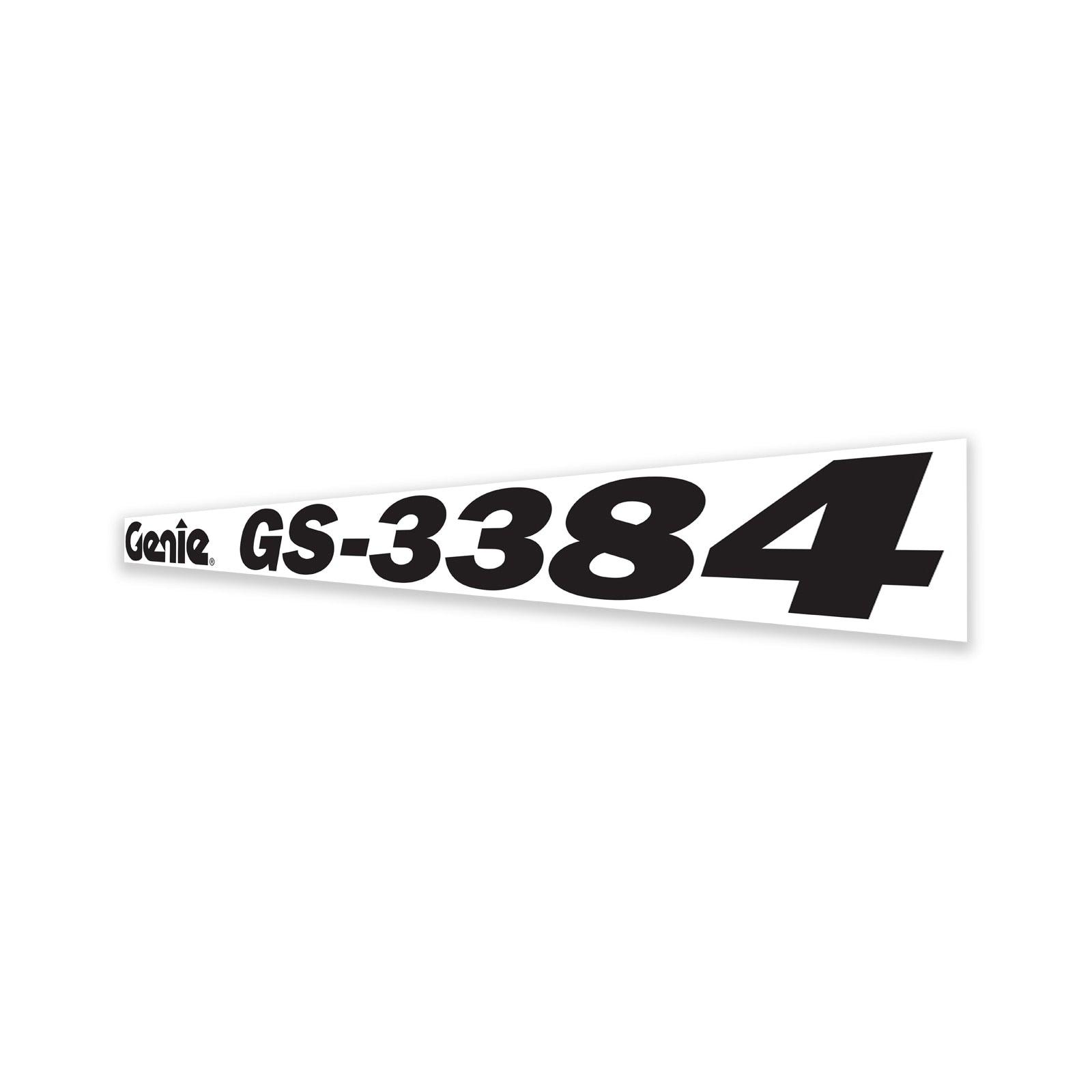 Genie Part # 1299211GT – Decal, Cosmetic, Genie GS-3384