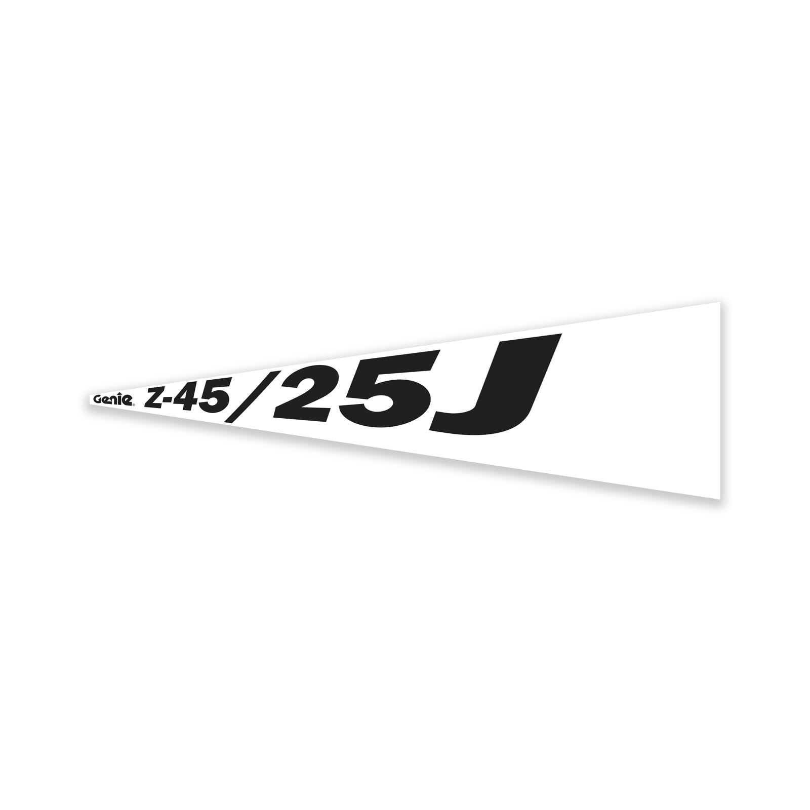 Genie Part # 1299734GT – Decal, Cosmetic, Genie Z-45/25J Black