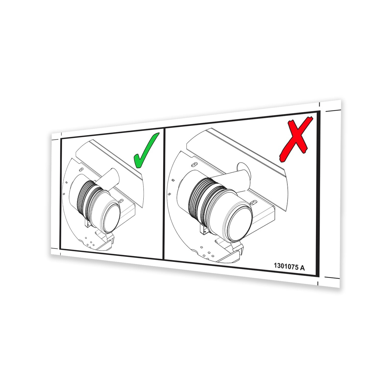 Genie Part # 1301075GT – Decal, Center The Raw Air Hose