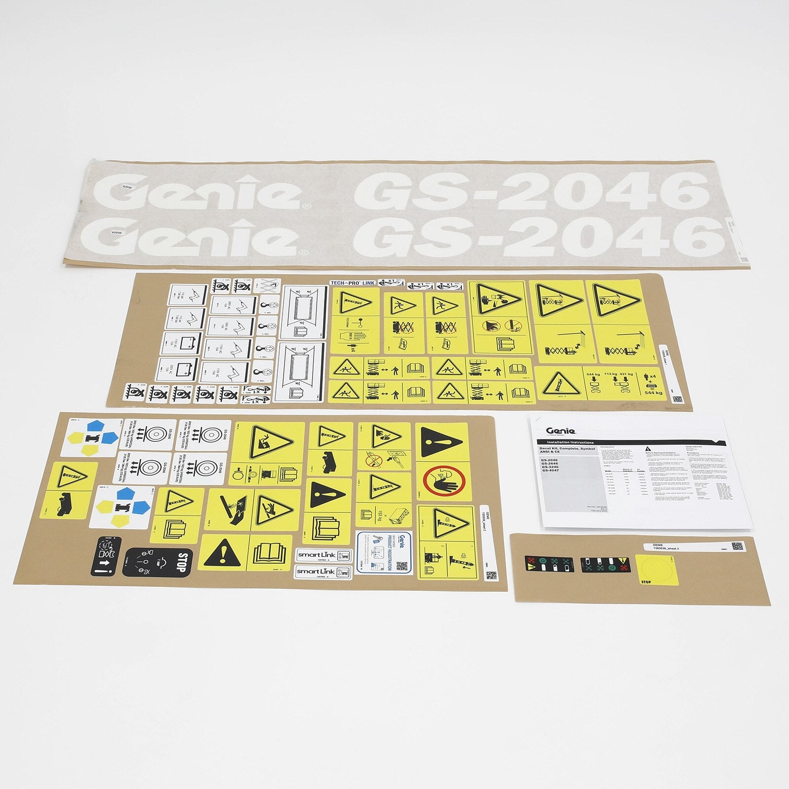 Genie Part # 1303036GT – Decal Kit