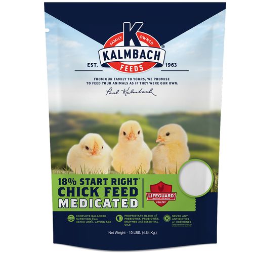 Kalmbach 18% Start Right Chick Feed (Medicated) 10 lb