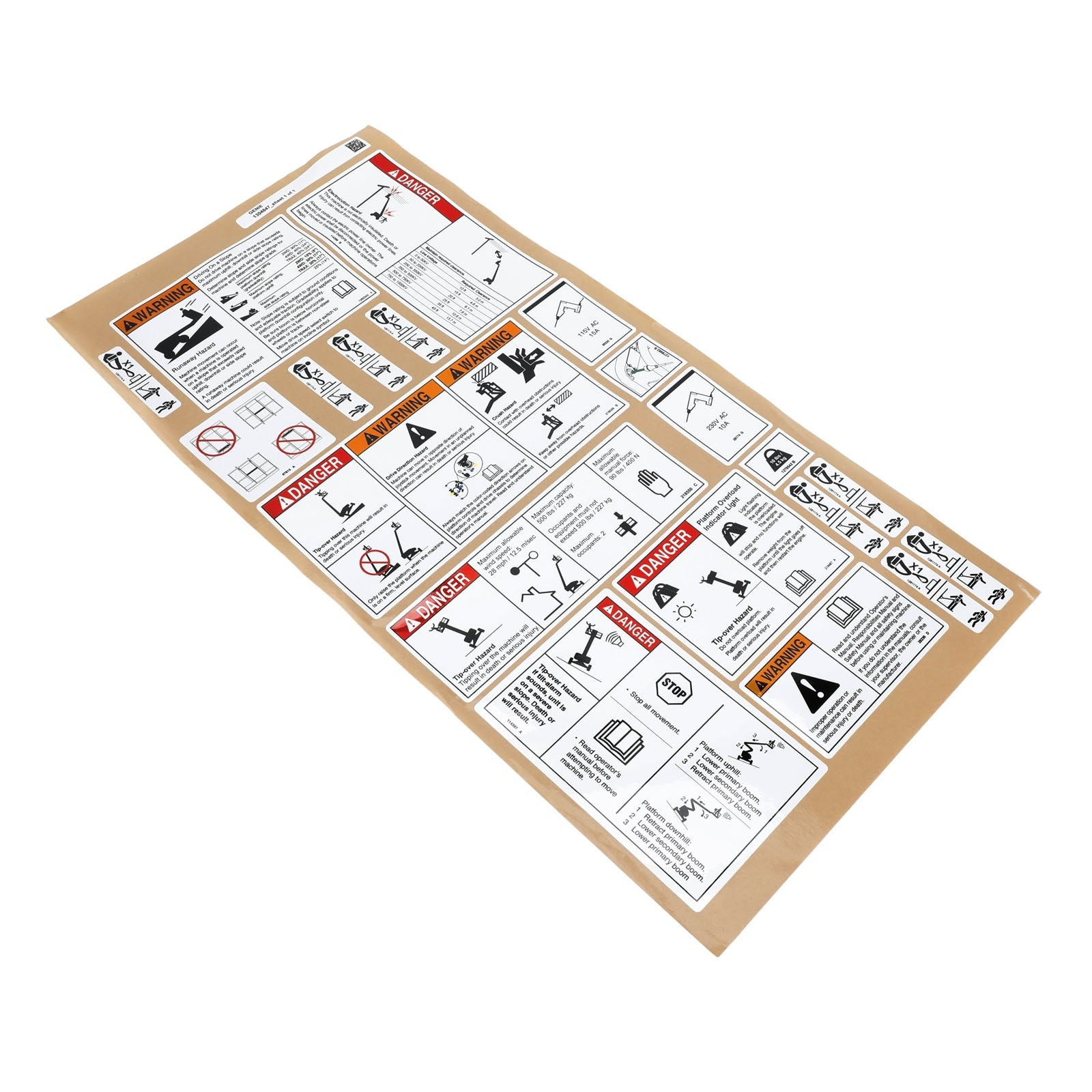 Genie Part # 1304847GT – Decal Kit
