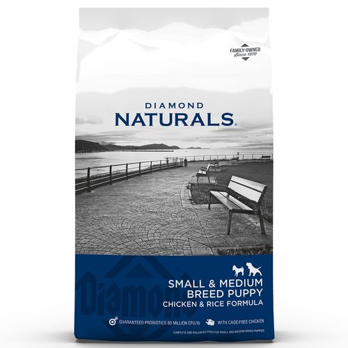 Diamond Naturals Small & Medium Breed Puppy Feed Chicken & Rice