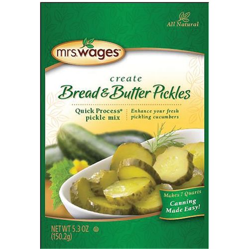 Mrs. Wages Bread & Butter Pickle Mix 5.3 oz, Pouch