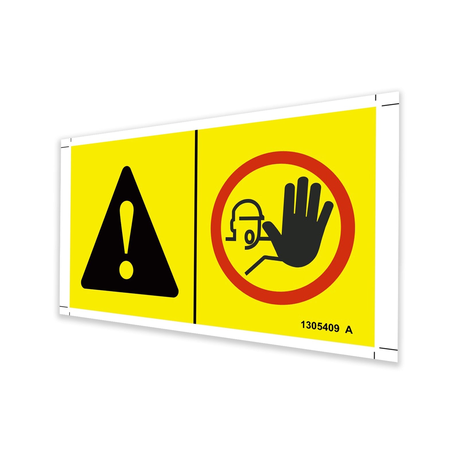 Genie Part # 1305409GT – Decal, Improper Operation, Symbol, Mini, H