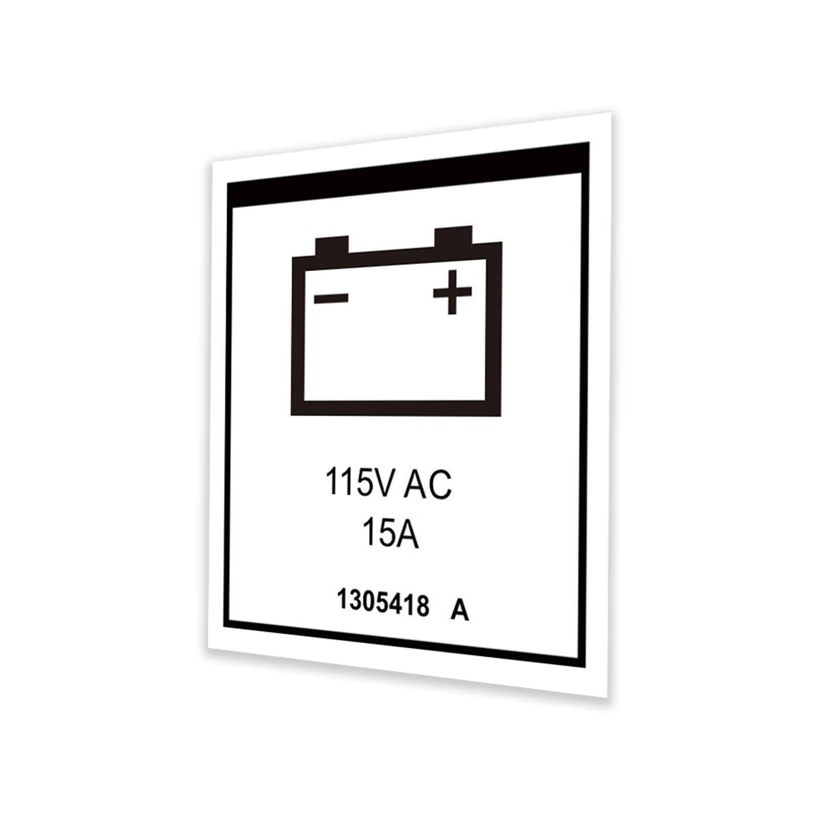 Genie Part # 1305418GT – Decal, Label, Pwr to Charger