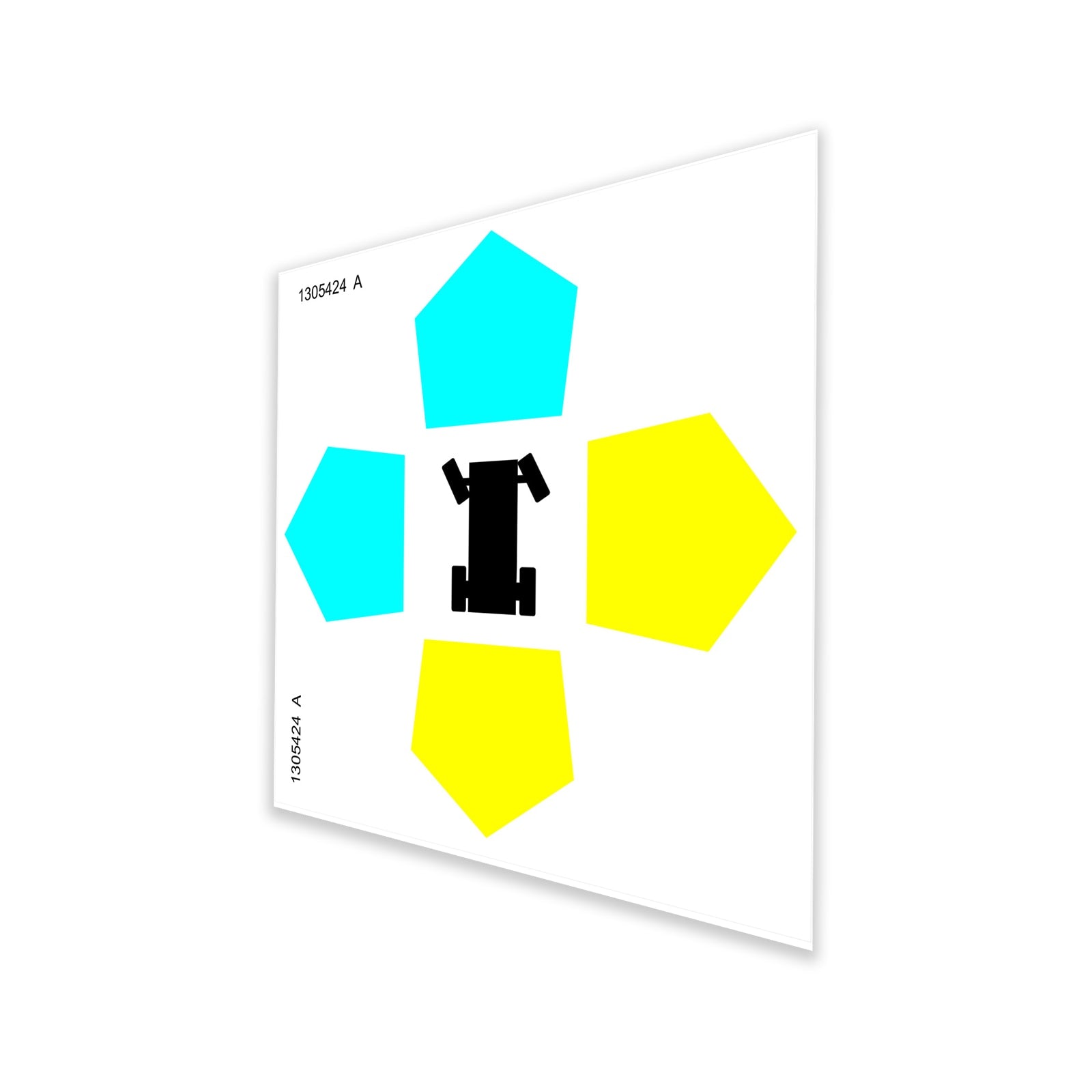 Genie Part # 1305424GT – Decal, Label - Direction Arrows, H