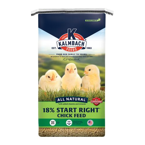 Kalmbach 18% Start Right Chick Feed 25 Lb.