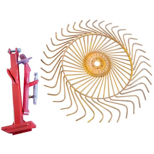 Middle Kicker Rake Wheel Assembly to fit Grizzly Hay Rake