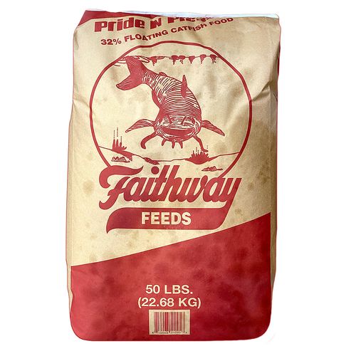 Kalbach 32% Floating Catfish Food 50 lbs.