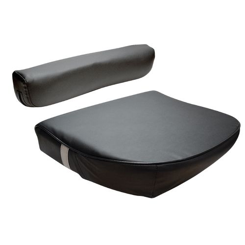 MF Black Seat Cushion with Back