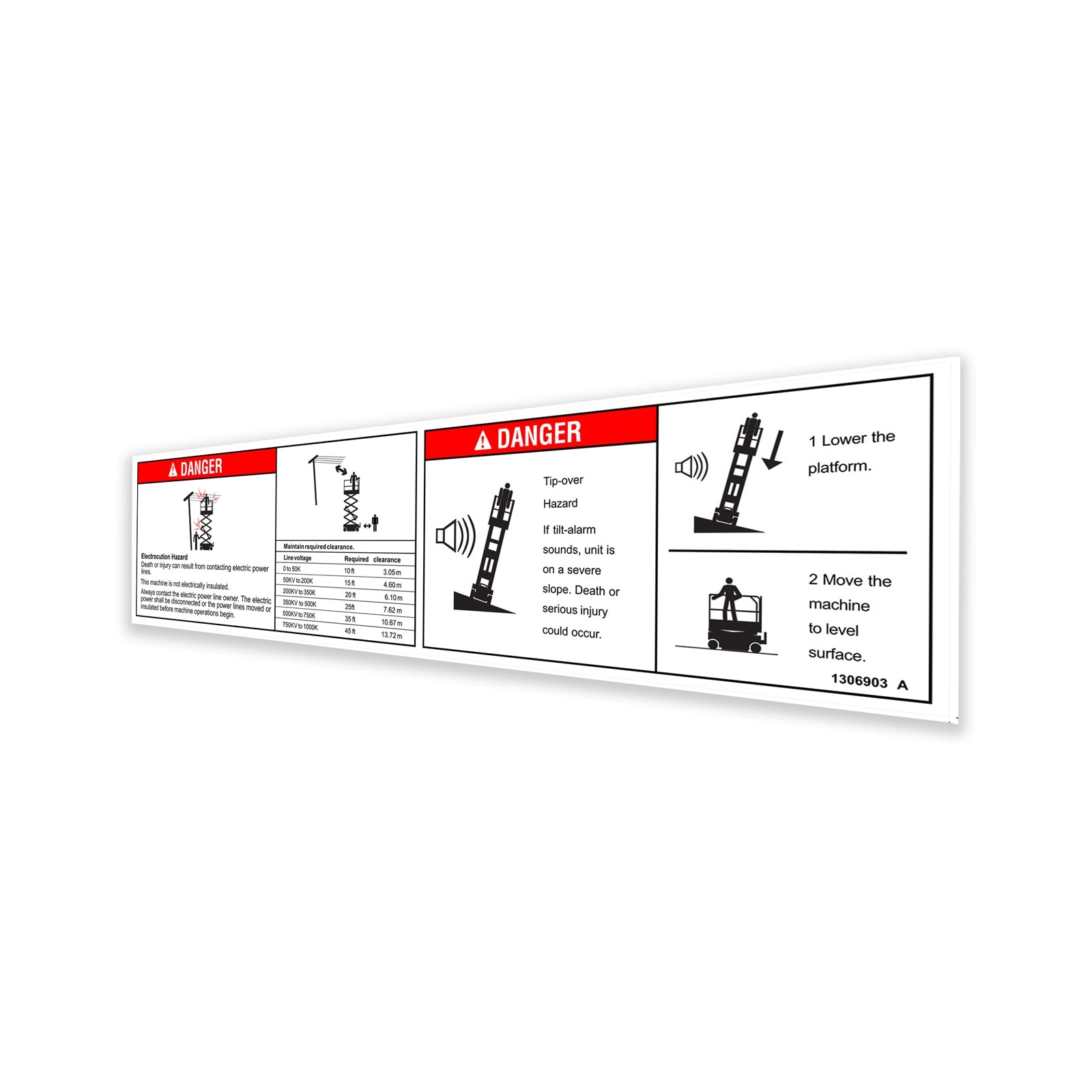 Genie Part # 1306903GT – Decal Combo