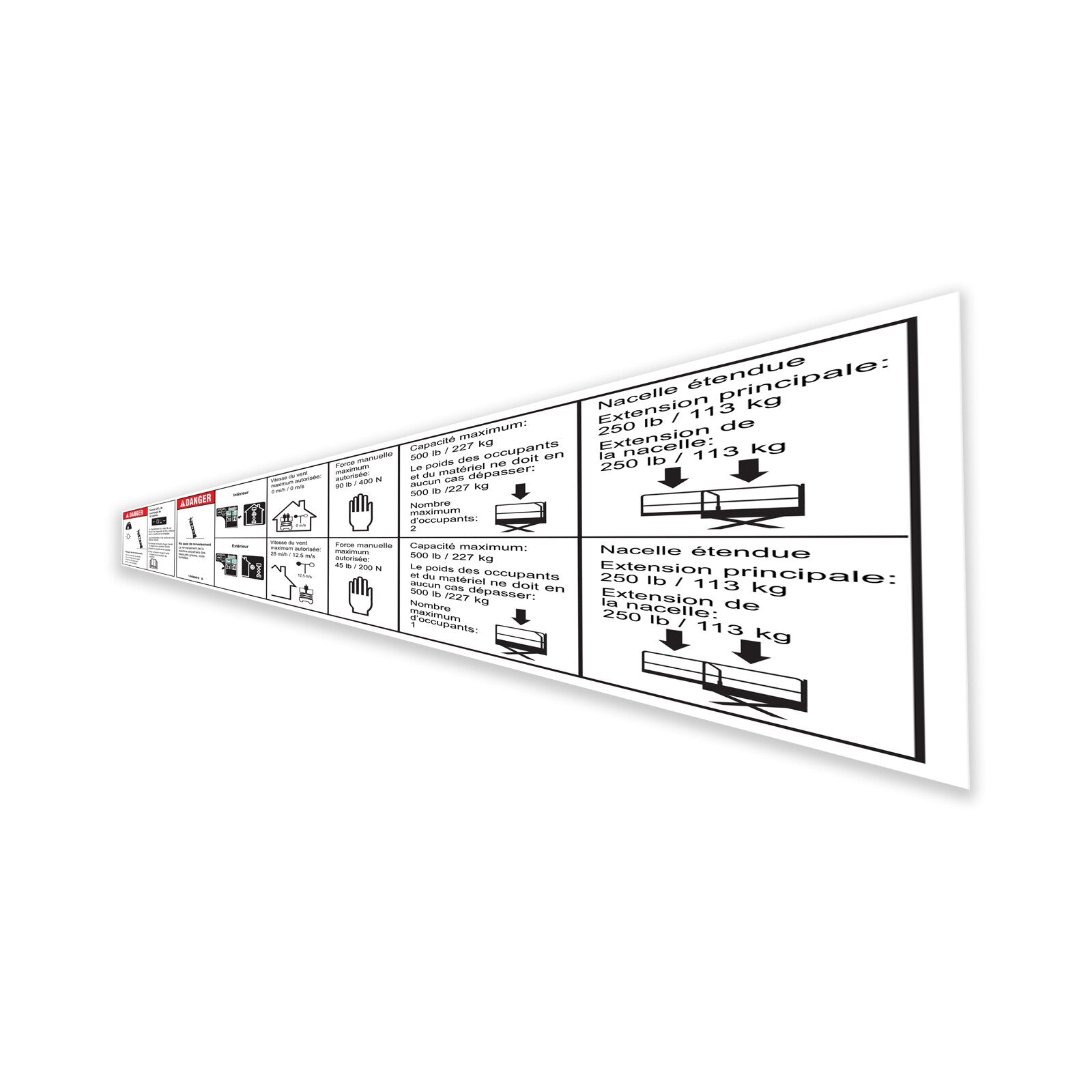Genie Part # 1306904FRGT – Decal Combo