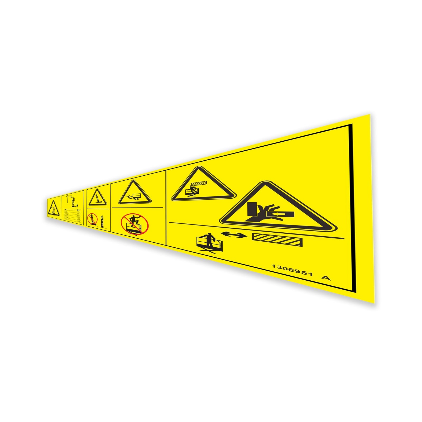 Genie Part # 1306951GT – Decal, Electrocution Hazard and Danger / Warning