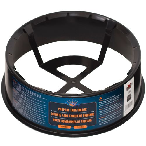 Flame King LP Cylinder Base Stabilizer Black