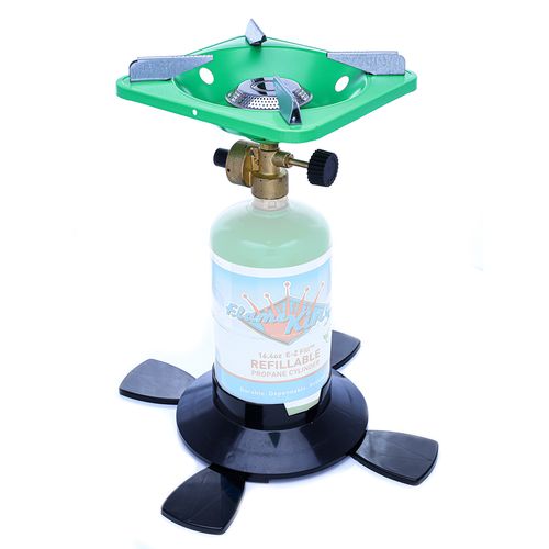 Flame King Single Burner with 1 lb. Base