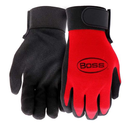 Boss H2O Barrier Mens Nitrile Coated Work Gloves L