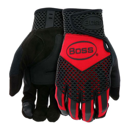 Boss Men's Protect Reinforced Palm Work Gloves XL