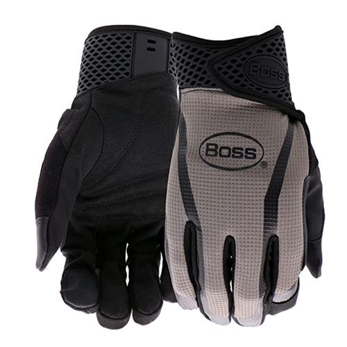 Boss Utility Men's High Dexterity Synthetic Leather Work Gloves L