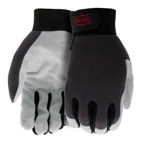 Boss Men's Job Master Leather Palm Work Glove XL