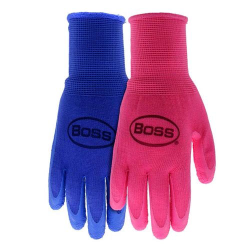 Boss Women's 2-Pack Coated Work Gloves M/L