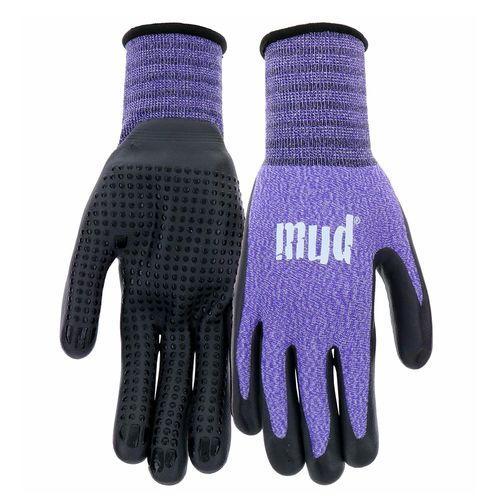 Mud Women's Dotted Nylon Gardening Gloves M/L