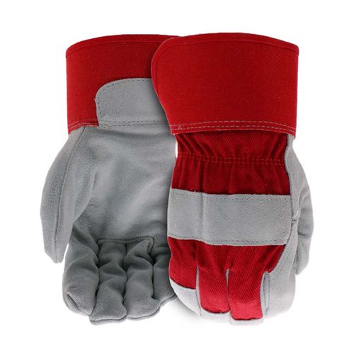 Boss Men's Guard Work Gloves with Split Cowhide Leather L