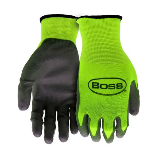Boss Men's Grip High-Visibility Work Gloves (5) Pack Large