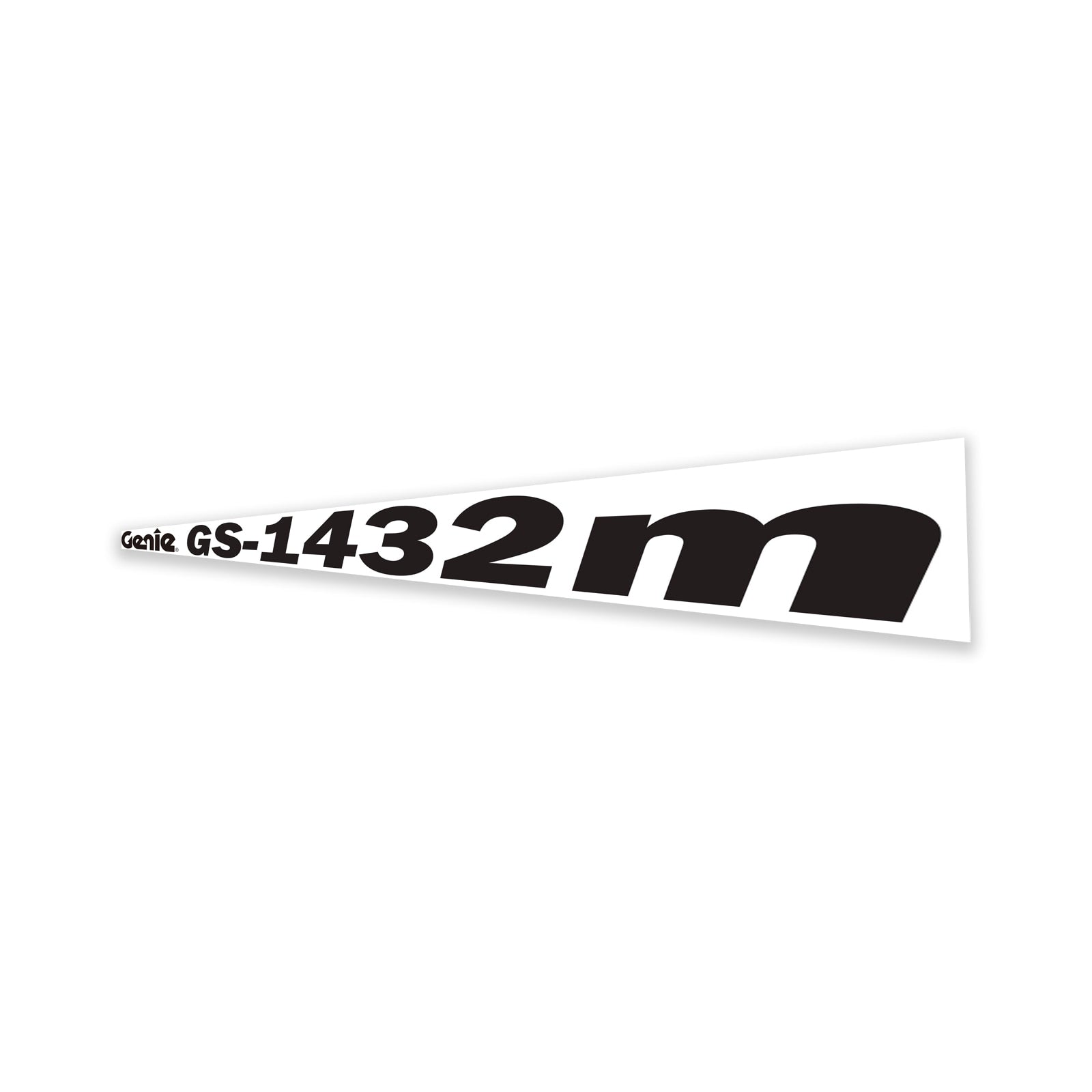 Genie Part # 1309408GT – Decal, Black, Cosmetic