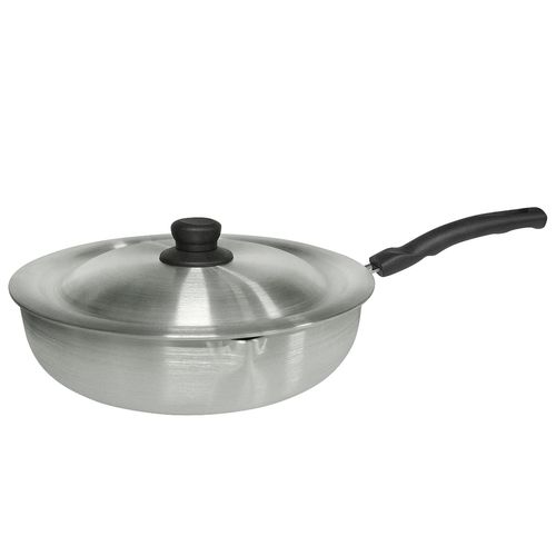 Carolina Cooker 10" Aluminum Frying Pan W/ Lid 4 Qt.