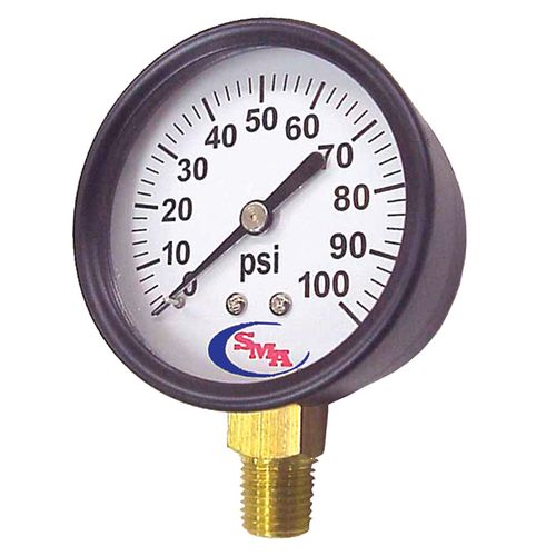 2.5" Diameter x 160 PSI Dry Gage