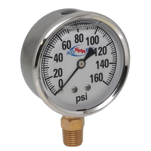 2.5" Diameter x 160 PSI Liquid Fill Gage