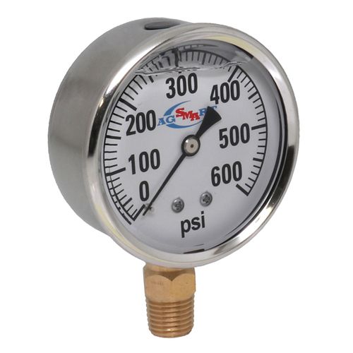 2.5" Diameter x 600 PSI Liquid Fill Gage