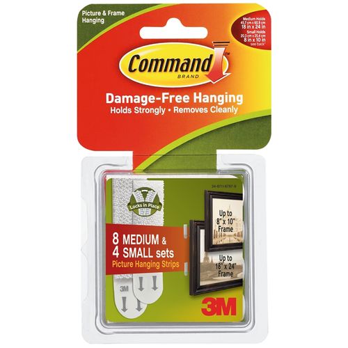 Command™ Small and Medium Picture Hanging Strips from 3M