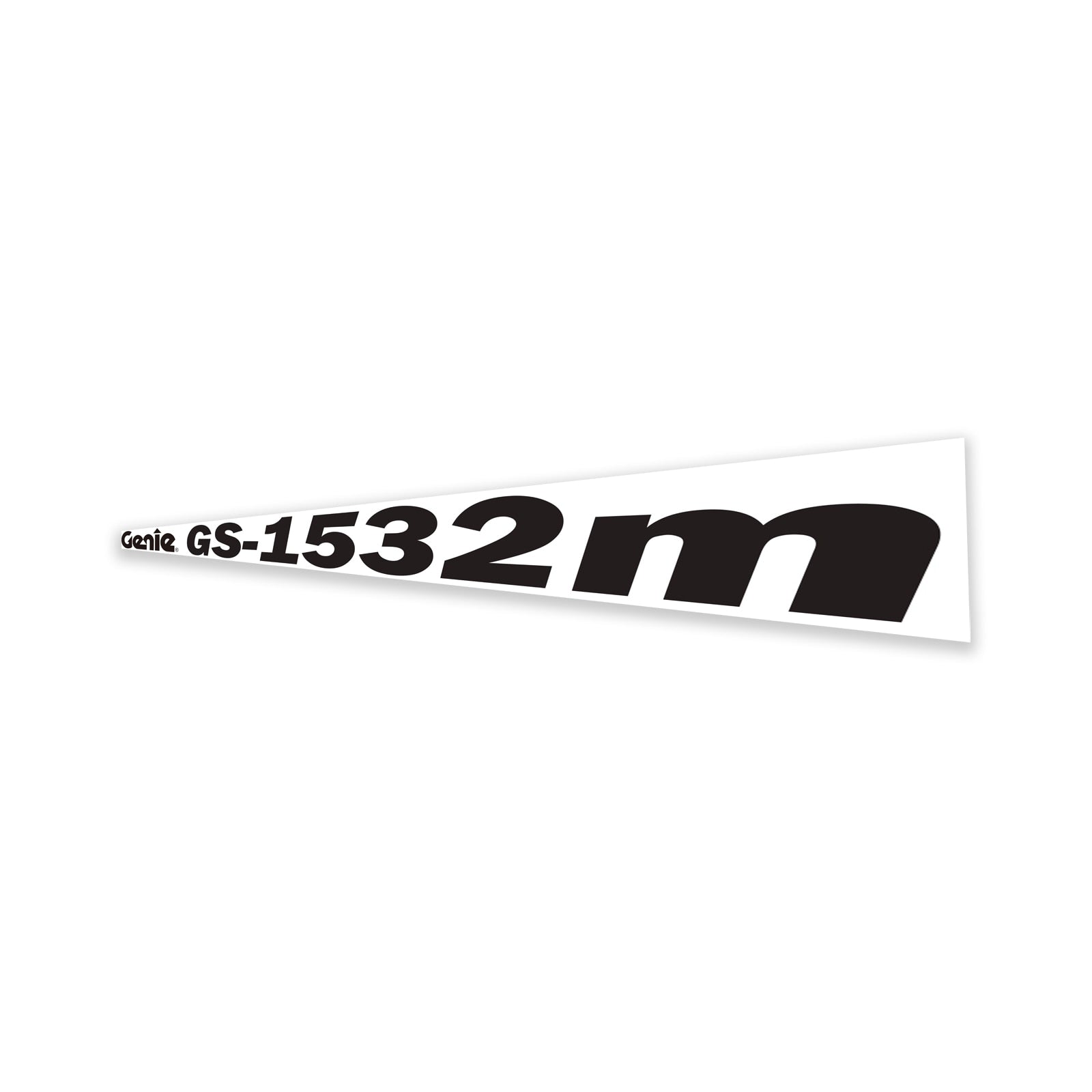 Genie Part # 1311945GT – Decal, White, Cosmetic