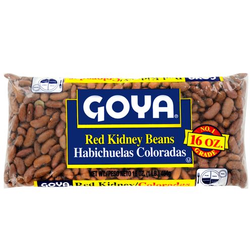 GOYA Dried Red Kidney Beans 1 lb. Bag