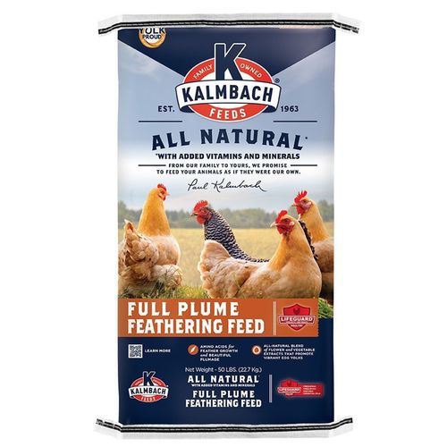 Kalmbach Full Plume Feathering Feed 50 lb.