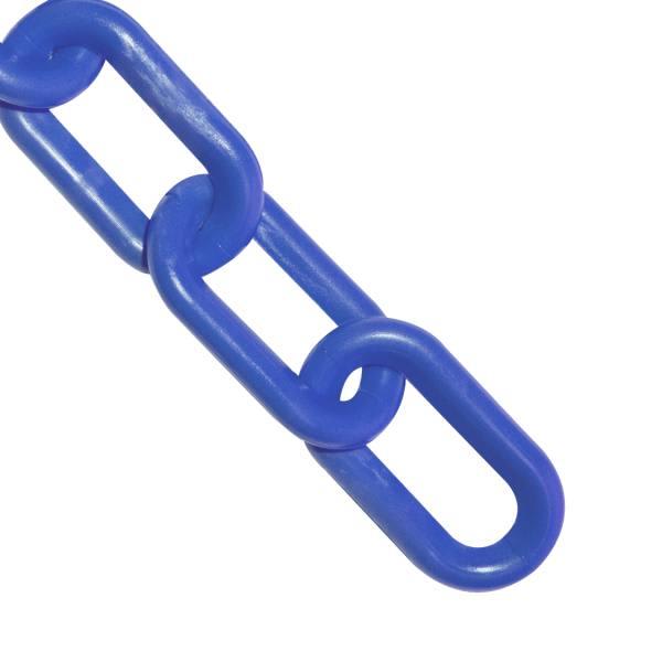 Mr. Chain 2 Inch X 160 Feet Blue Plastic Barrier Chain In A Pail