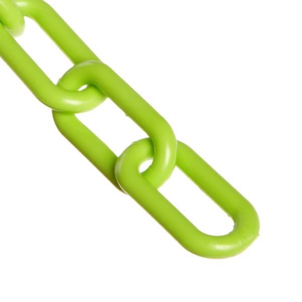 Mr. Chain 2 Inch X 160 Feet Safety Green Plastic Barrier Chain In A Pail
