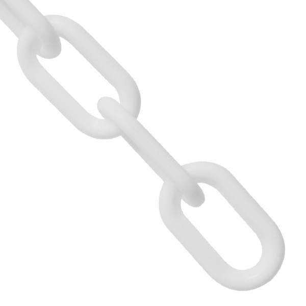 Mr. Chain White Plastic Barrier Chain In A Pail